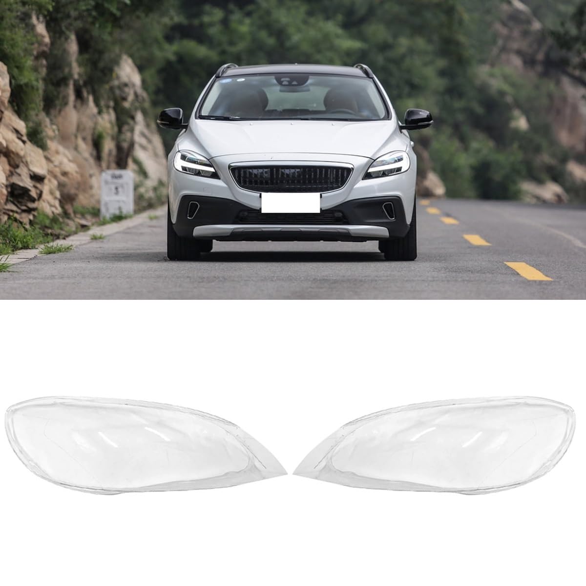 Amazon.co.jp: ヘッドライトカバー ために ボルボ V40 2013-2019 車